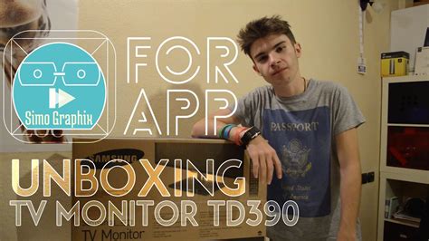 How to remove stand from samsung monitor. UNBOXING - MONITOR TV SAMSUNG TD390 - YouTube