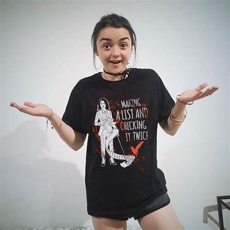 Maisie Williams Designs A Got Shirt For Charity Oh No They Didnt