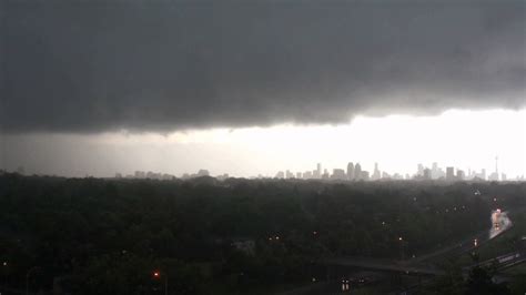 A massive thunderstorm has hit toronto after tearing through southern ontario, leading to tornado warnings share this story: Tornado in Toronto (June.17.2014) - YouTube