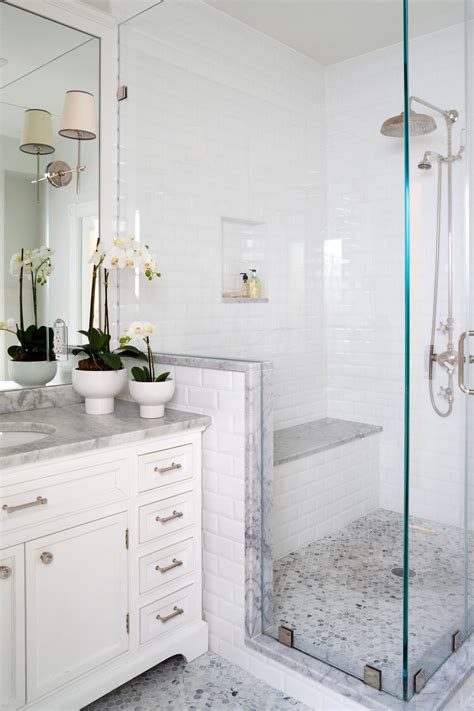 Traditional Master Bathroom With Glass Enclosed Shower Hgtv Small