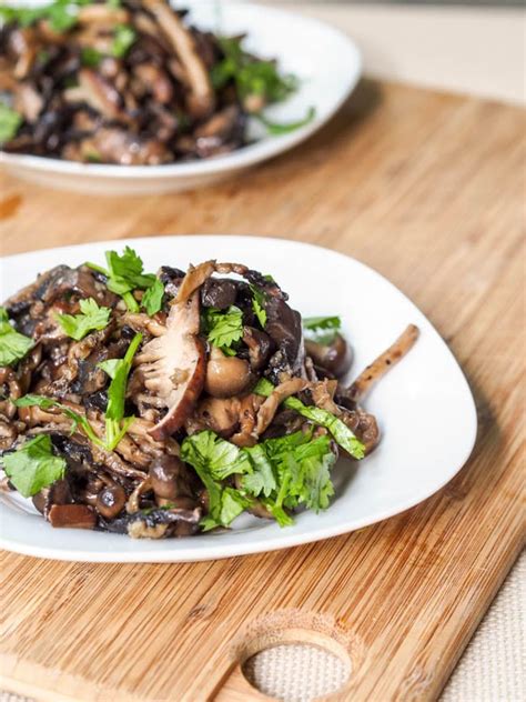 Vegan Mushroom Stir Fry Side Dish Recipe Gluten Free