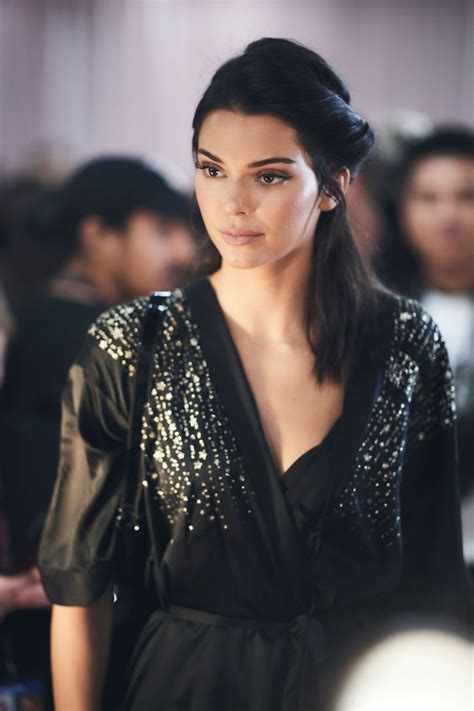 Kendall Jenner On The Backstage Of Victorias Secret Fashion Show In