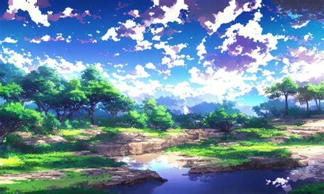 A Beautiful Landscape Anime Style Stable Diffusion Openart
