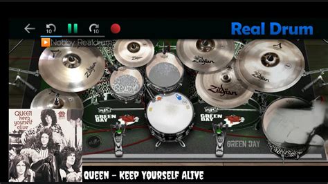 Queen Keep Yourself Alive Realdrum Cover Youtube