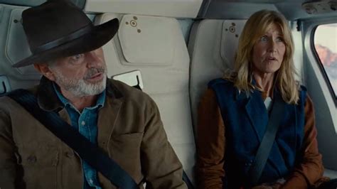 Jurassic World Dominion Clip Features Alan Grant And Ellie Sattler