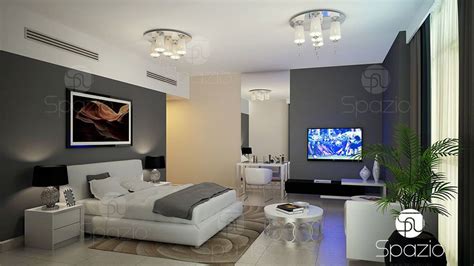 Modern Master Bedroom Interior Design In Dubai Spazio Interior