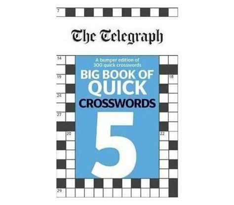 The Telegraph Big Book Of Quick Crosswords 5 With Bookmark Makro