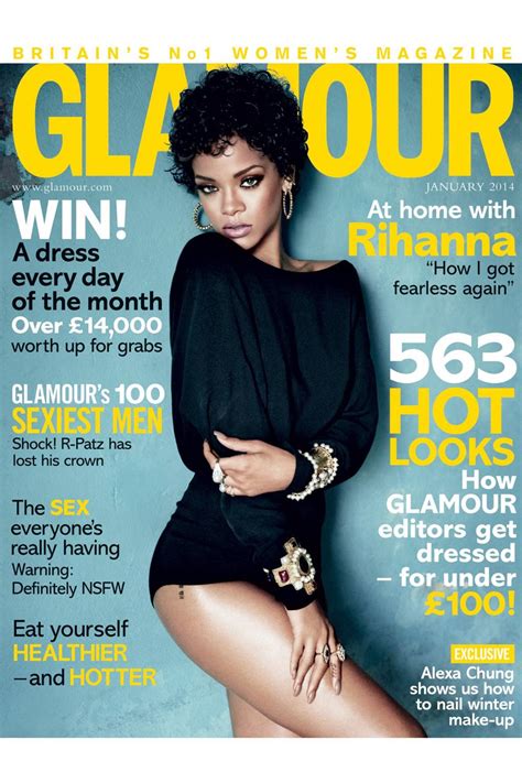 January 2014 Issue Of GLAMOUR Magazine Glamour UK