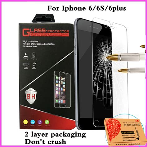 Film Front 9h 25d Ultra Thin Explosion Proof Tempered Glass Protective For Apple Iphone6 Iphone