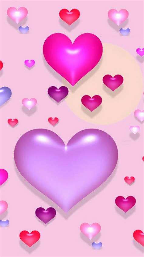 Purple Hearts Background ·① Wallpapertag