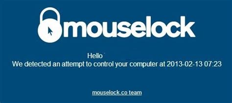 Lock Your Pc With Mouselock And Get Email Alerts On Unauthorized Access