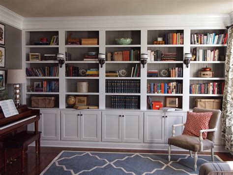 Bookcase Built Into Wall