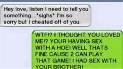 Cheaters Busted Over Hilarious Shady Texts Photos Daily Telegraph