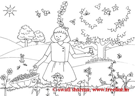 A garden is life, beauty and a pure expression of nature. Garden Coloring pages