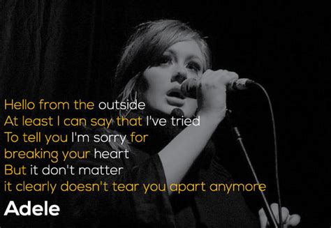Adele Quotes The Best Lyrics And Lines From 19 21 And 25