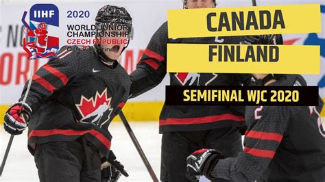Finland vs canada | 2021 #iihfworlds. WJC 2020-Canada vs Finland Semifinal highlights - YouTube