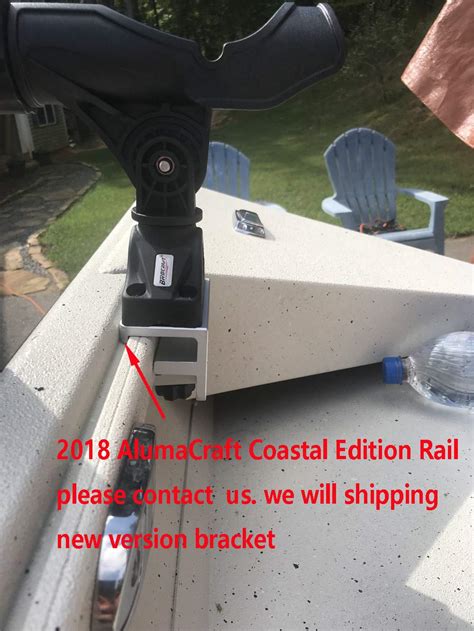 Buy Brocraft Alumacraft Boat Downrigger Bracket Universal Aluminum Downrigger Bracket For