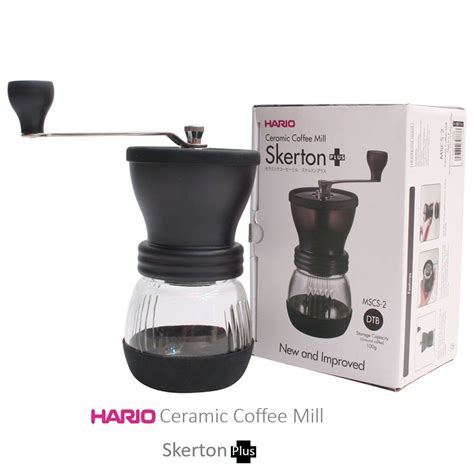 Cối xay cà phê Hario Grinder Skerton Plus MSCS 2DTB màu đen