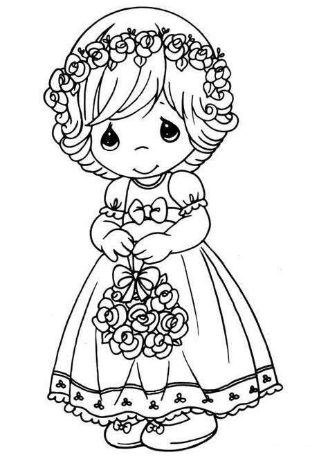 Baby Girl Coloring Pages At Free Printable Colorings
