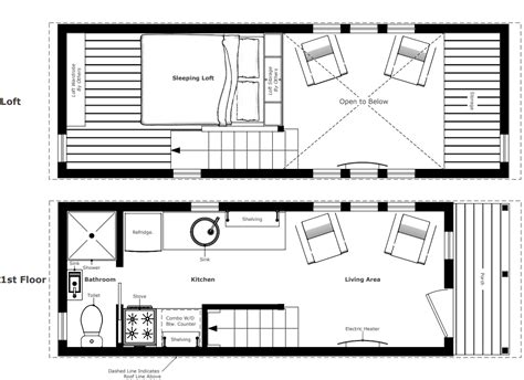 Tiny House Floor Plans With Lofts Viewfloor Co
