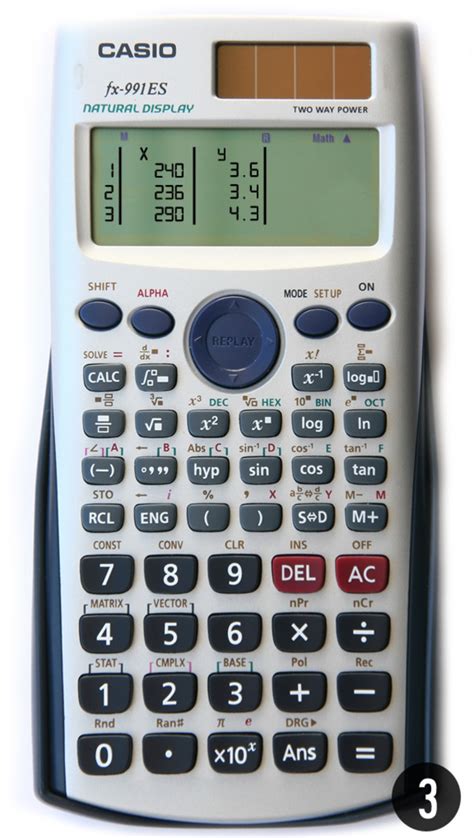 Ŷ = bx + a calculator. How to Do a Simple Regression using a Casio Calculator ...