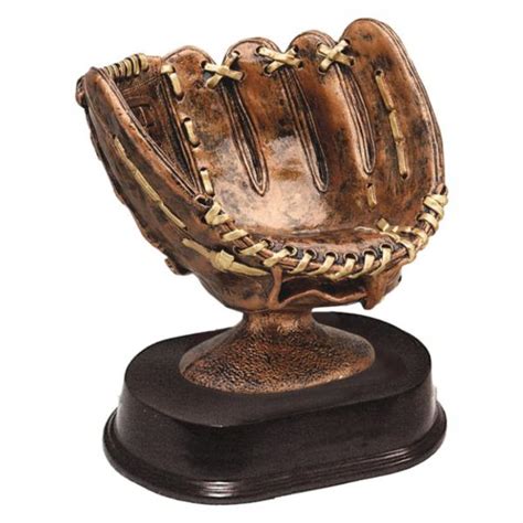 St665 Baseball Glove Resin Trophy Awards Atlanta