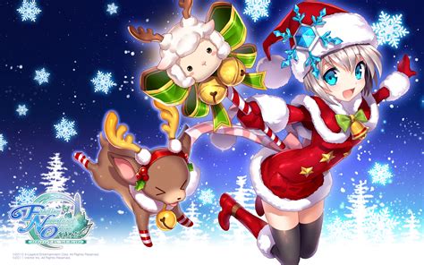 Anime Merry Christmas Hd Wallpapers Wallpaper Cave