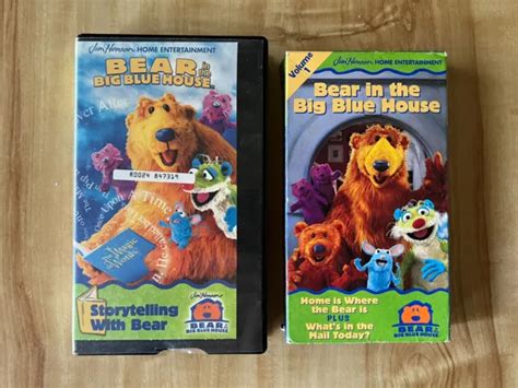 Bear In The Big Blue House Vhs 2pack Storytelling With Bear And Volume