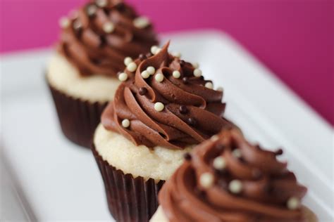 I filled the muffin cups about halfway and they. Classic Chocolate Vanilla Cupcakes - Your Cup of Cake
