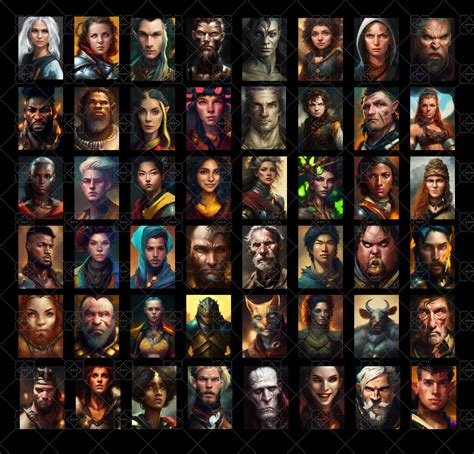 Fantasy Character Portraits Pack GameDev Market