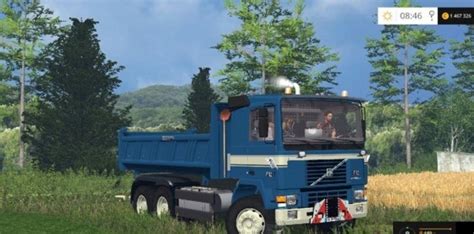 Volvo F12 6 × 4 Benne V 10 Truck Mod Download