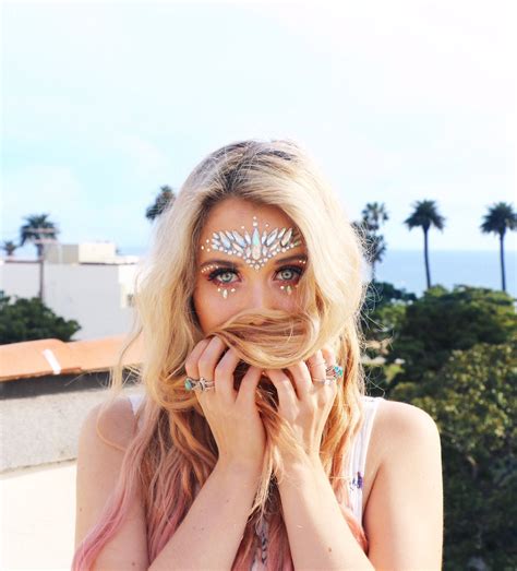 Kristina Webb On Twitter Creating Sparkly Coachella Looks With