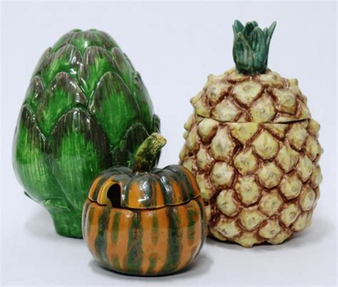 Sold Price Group Of Assorted Ceramic Fruits And Vegetables Invalid