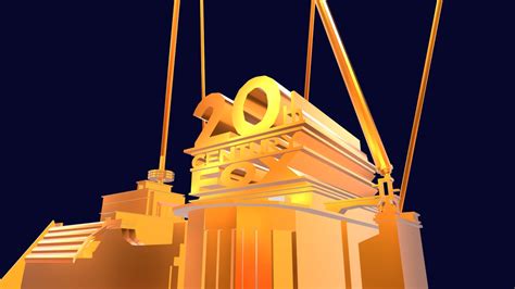 20th Century Fox Golden Structure Logo Remake 3d Model By