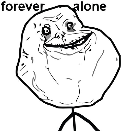 Forever Alone Meme Png Clip Art Library