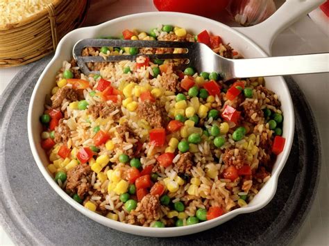 Reis -Hackfleisch-Pfanne Rezept