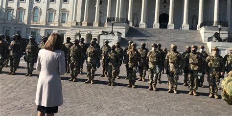 Early Morning Capitol Photos Show National Guard Troops Resting Ahead