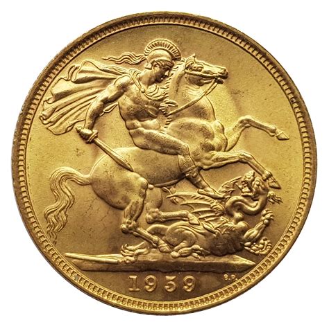 1959 Sovereign M J Hughes Coins