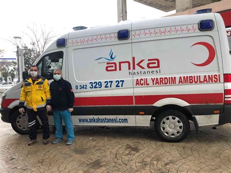 ANKA hastanesi karda evlere sağlık hizmeti götürüyor Gaziantep Haberleri
