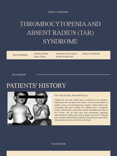 Thrombocytopenia And Absent Radius Tar Syndrome Pdf Genetic