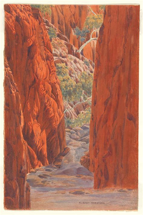 Albert Namatjira Vivid Watercolours Of The Australian Outback In