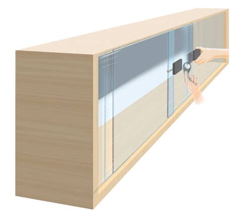 Wall Display Cabinet With Sliding Glass Doors 36w X 30h X 14d