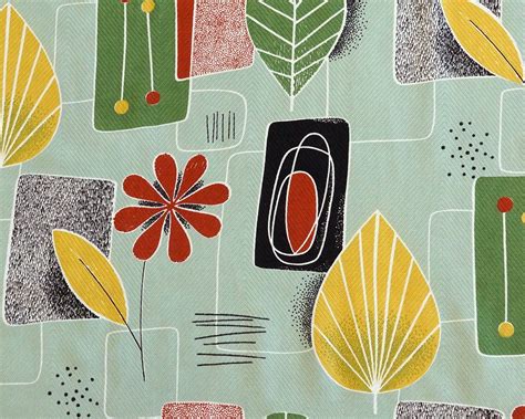 Vintage 1950s Atomic Fabric Single Curtain Panel 205x110 Cm Etsy In