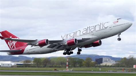 Virgin Atlantic B747 400 G Vxlg Ruby Tuesday 4kuhd Youtube