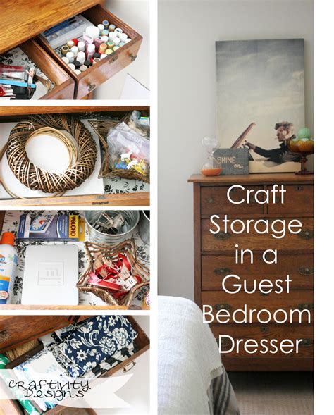 Craftivity Designs Craft Storage In The Guest Bedroom