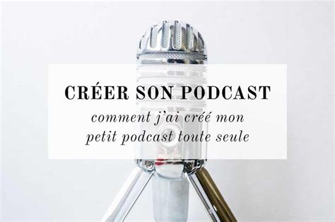 A Camera On Top Of A Tripod With The Words Creer Son Podcast