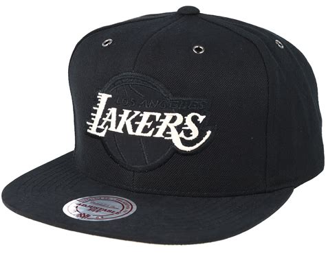 Los Angeles Lakers Blackblack Snapback Mitchell And Ness Caps