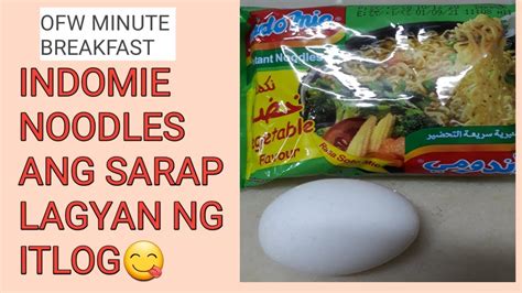 Indomie Instant Noodles Lagyan Ng Itlog Ang Sarap😋 Youtube