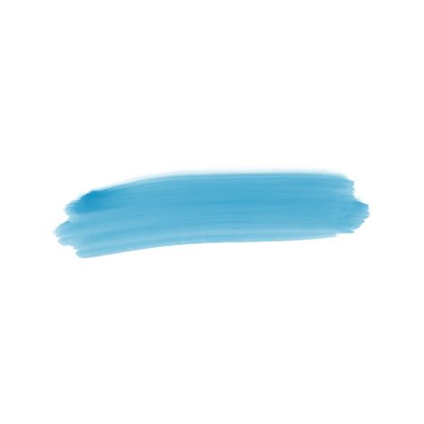 Pastel Blue Watercolor Brush Stroke 9590930 Png