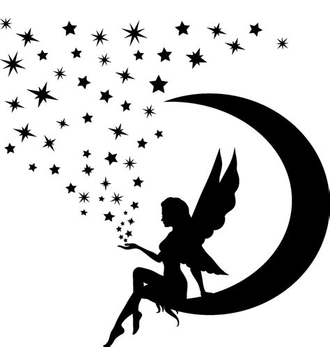 Silhouette Fairy Drawing Art Image Owl Silhouette Png Moon Png